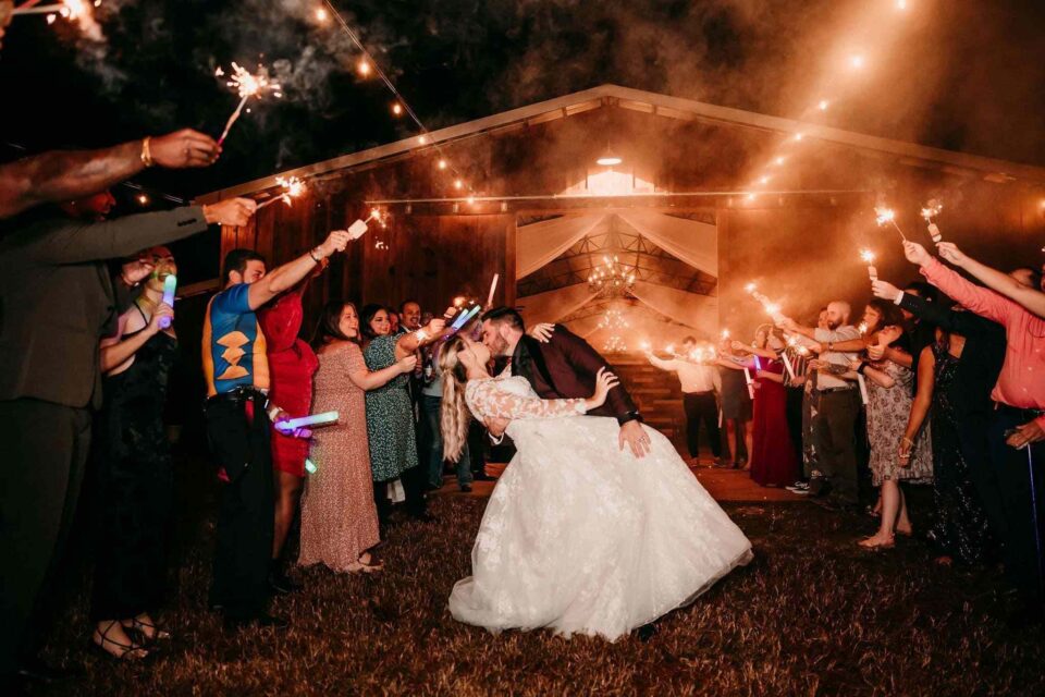Dancing at a wedding